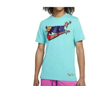 Nike Basketball Exploration Series "Oracle Aqua" Graphic T Shirt M r all star